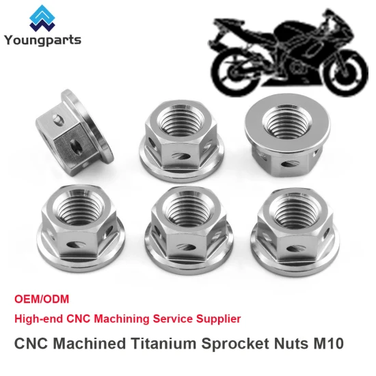 Maximize Your Motorcycle’ S Power with Titanium Sprocket Nuts M10